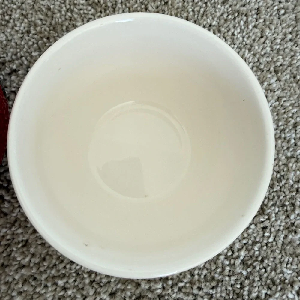Boston Warehouse Trading Co. Ladybug Set of 3 Small Bowls Ref White Poka Dots‎